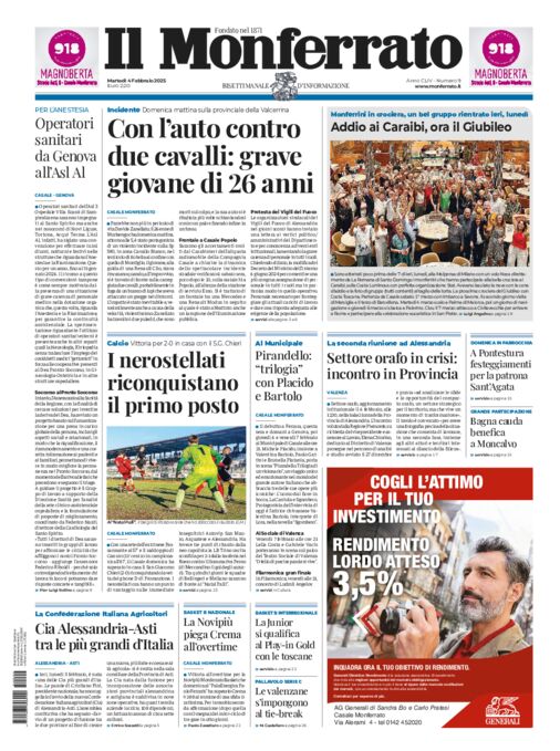 Il Monferrato - Edizione 9 del 04/02/2025